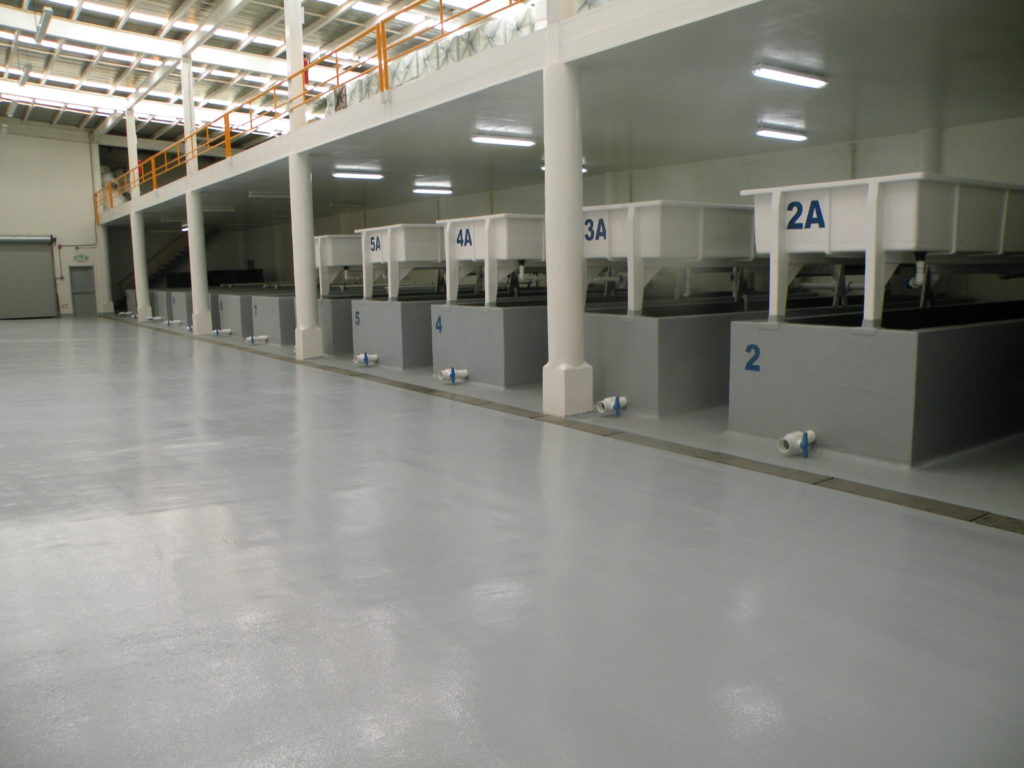 Recubrimientos epóxicos para pisos, cuartos frios, areas de produccion