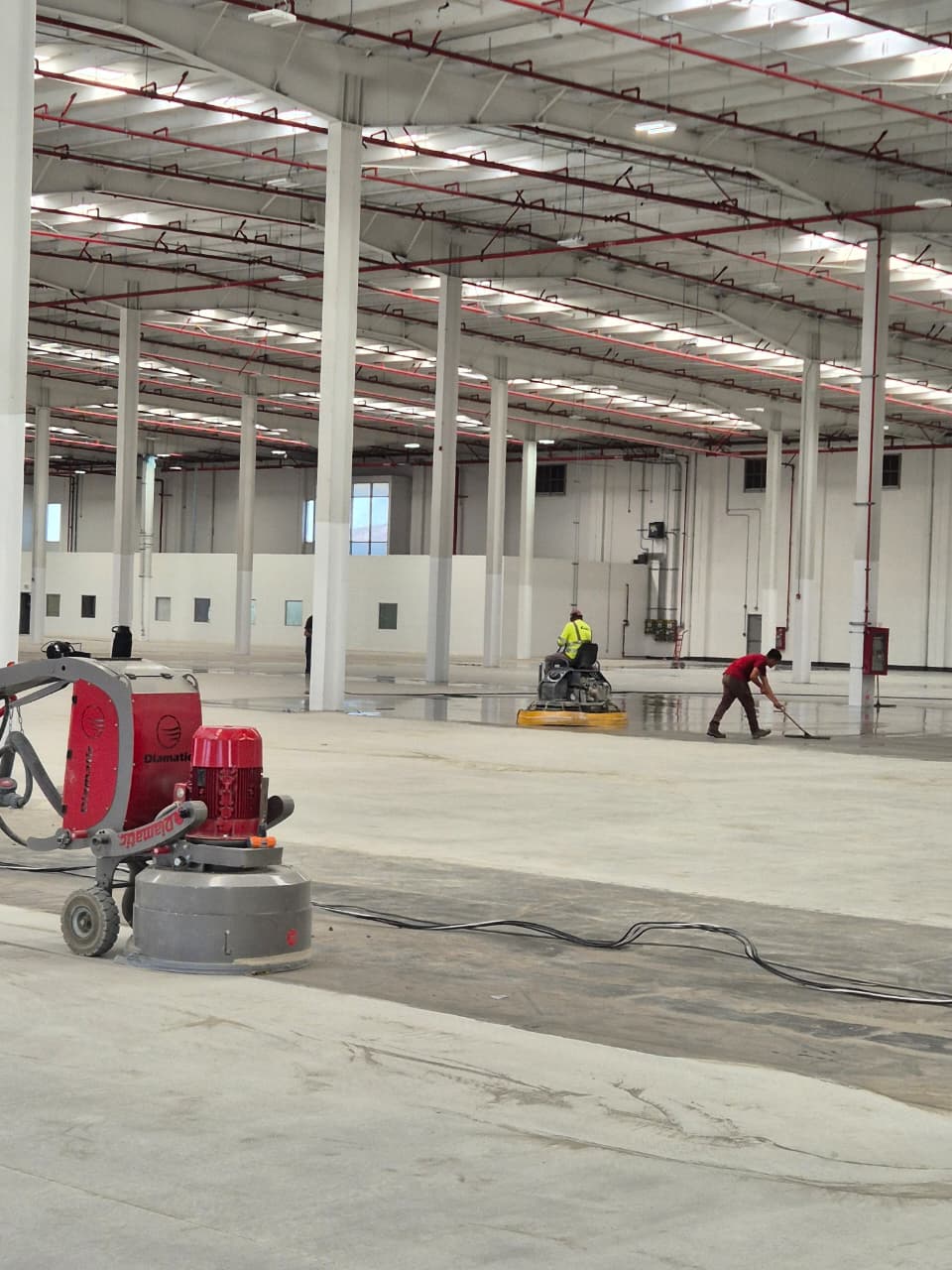 proceso del concreto pulido